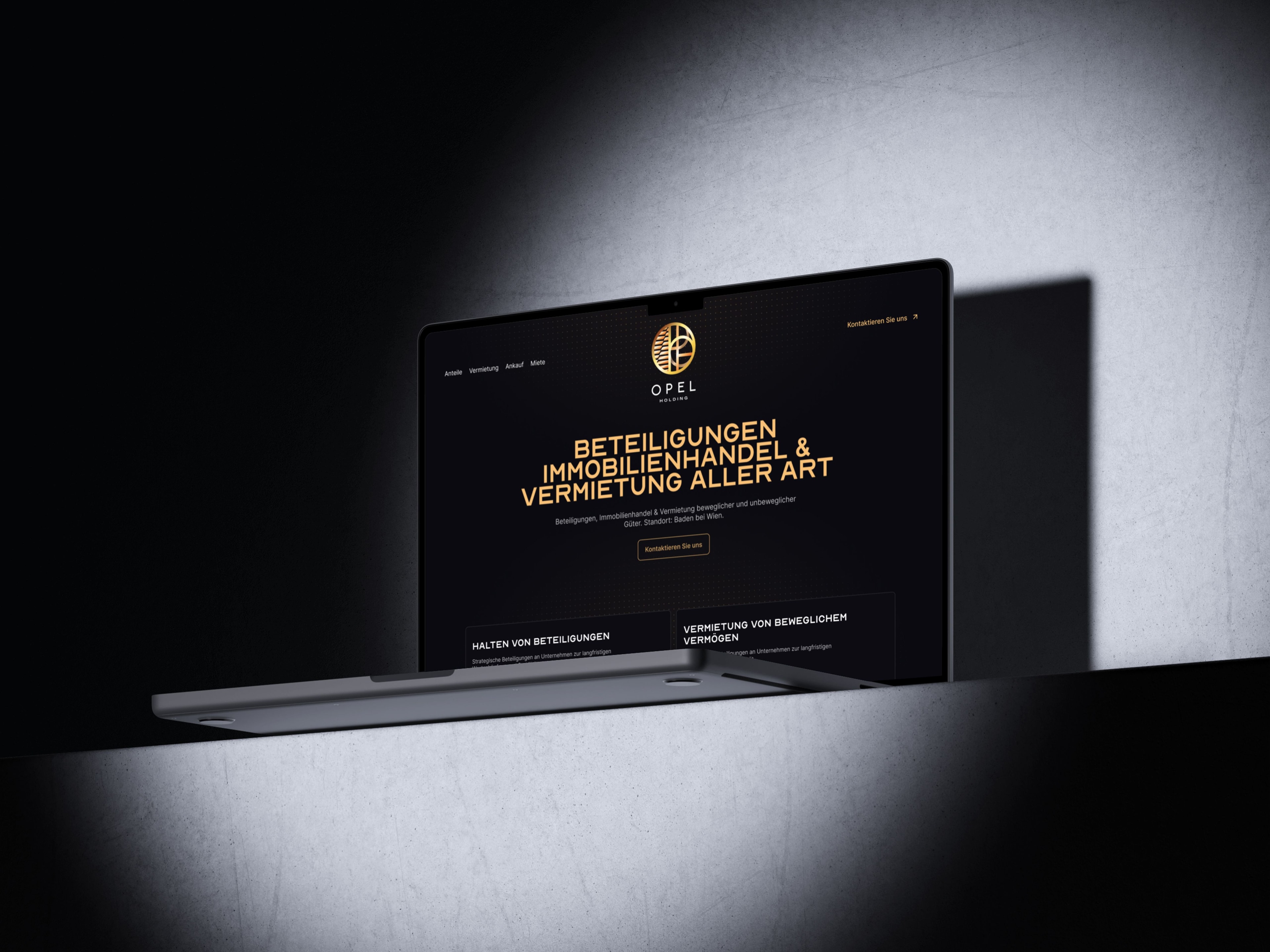 Opel Holding Website